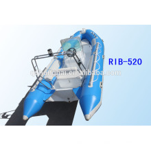 RIB520 goma barco barco inflable rígido casco del barco con CE